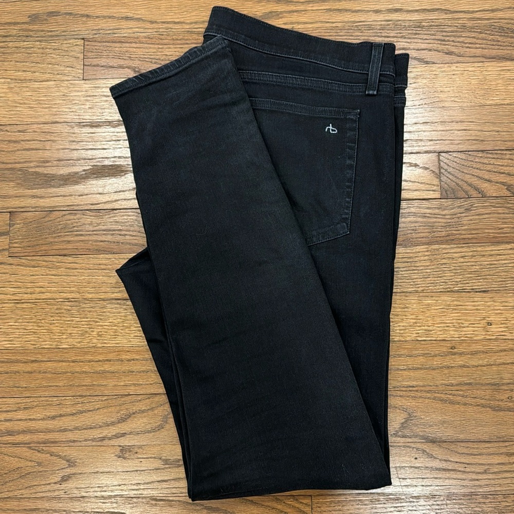 COPY - Rag & Bone Fit 1 Extra Slim Black Jeans